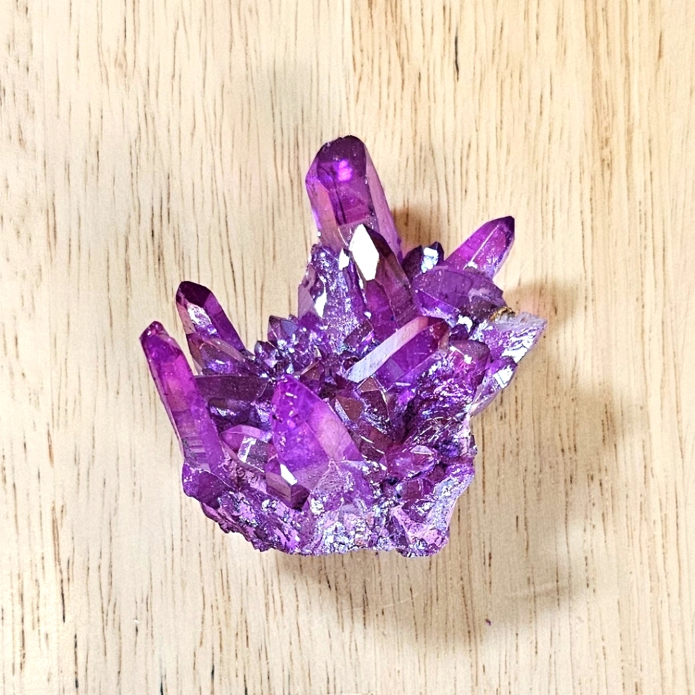 Purple Quartz Crystal Gemstone